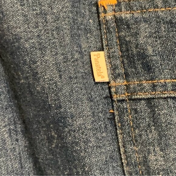 Vintage Levi's Panatela Blue Denim 3 Piece Suit Set (Sports Coat, Vest & Jeans) - Picture 12 of 16